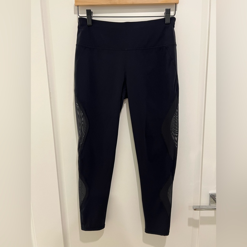 Sweaty Betty leggings with sheer side panels